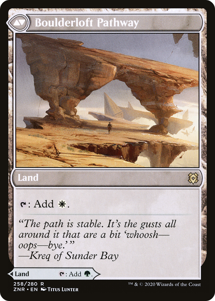 Branchloft Pathway // Boulderloft Pathway | Zendikar Rising #258