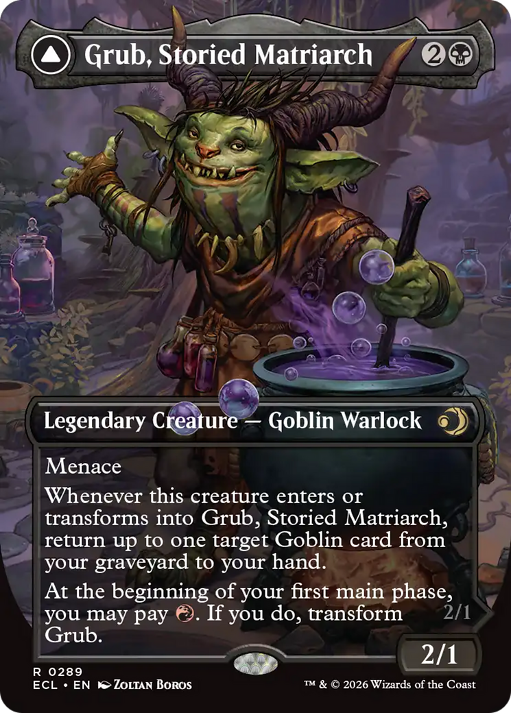 Grub, Storied Matriarch // Grub, Notorious Auntie | Lorwyn Eclipsed #289