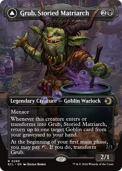 Grub, Storied Matriarch // Grub, Notorious Auntie | Lorwyn Eclipsed #289