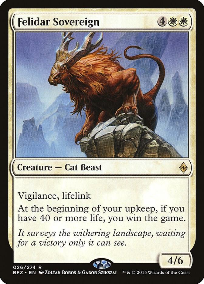 Felidar Sovereign | Battle for Zendikar #26