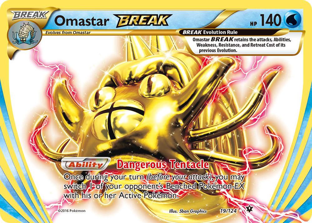 Omastar BREAK | XY - Fates Collide #19/124
