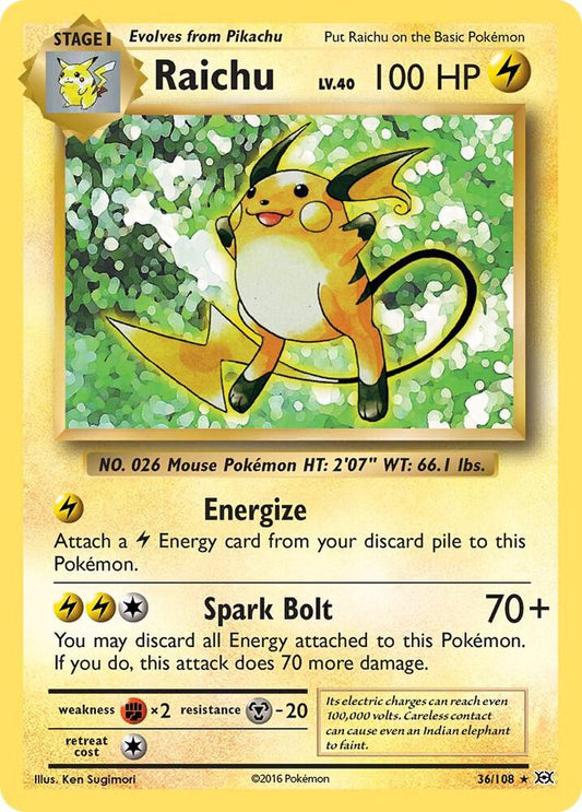 Raichu | XY - Evolutions #36/108