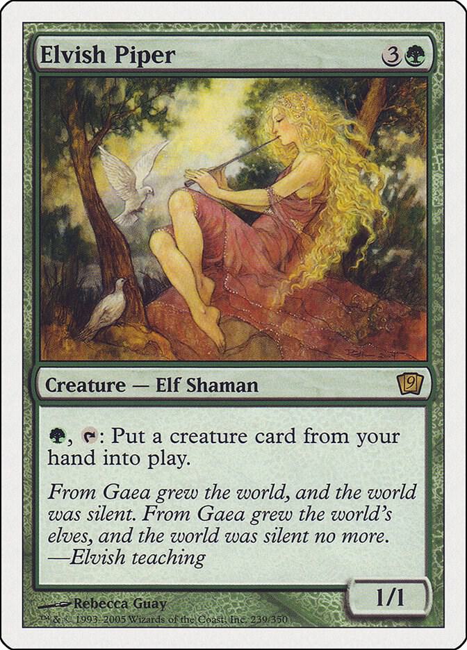 Elvish Piper | 9th Edition #239