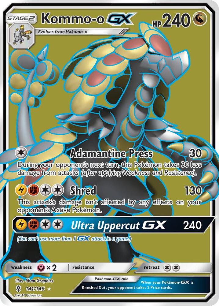 Kommo-o GX (Full Art) | SM - Guardians Rising #141/145