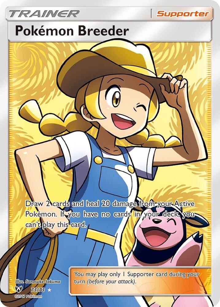 Pokemon Breeder (Full Art) | Shining Legends #73/73