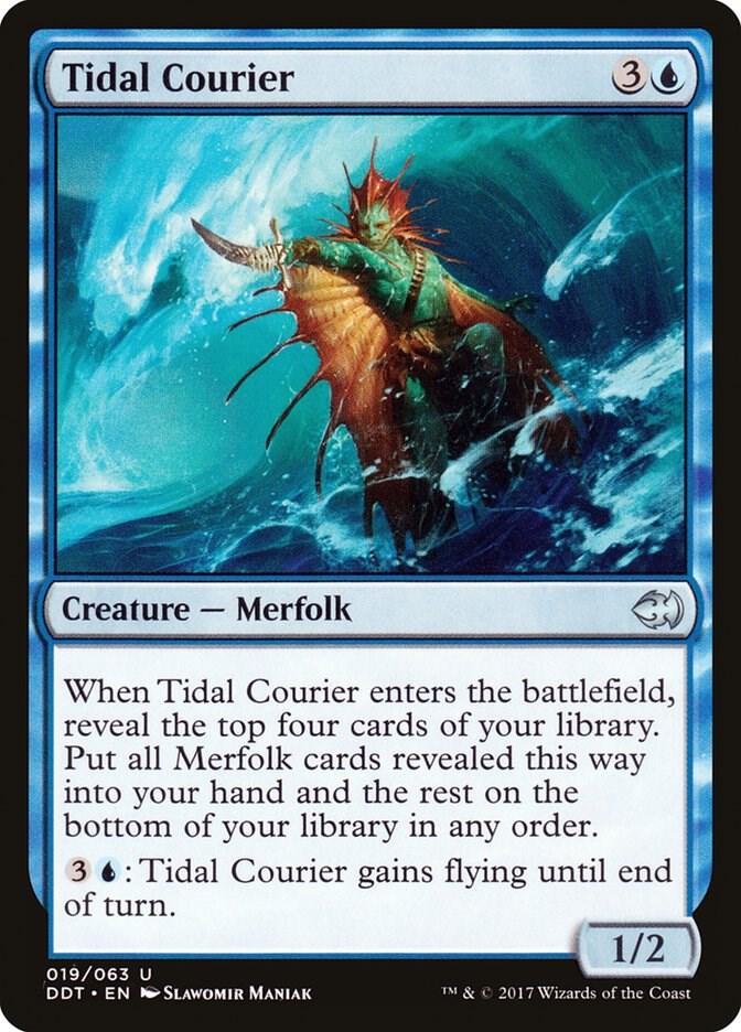 Tidal Courier | Duel Decks: Merfolk vs. Goblins #19