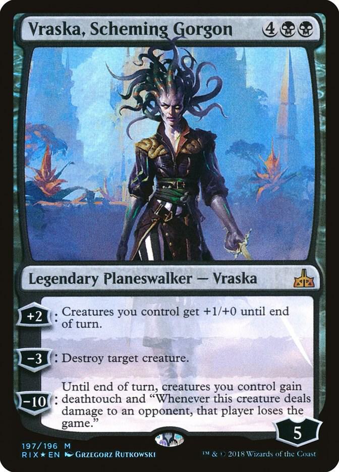 Vraska, Scheming Gorgon | Rivals of Ixalan #197