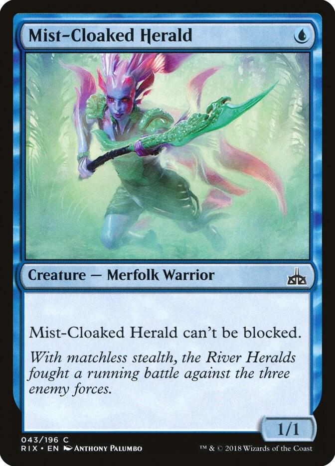 Mist-Cloaked Herald | Rivals of Ixalan #43