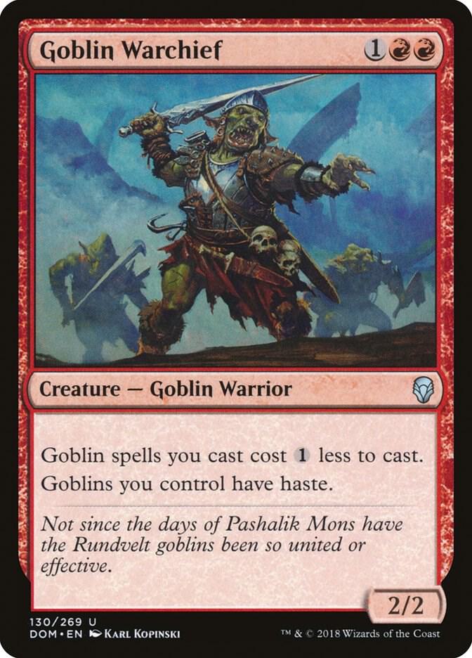 Goblin Warchief | Dominaria #130
