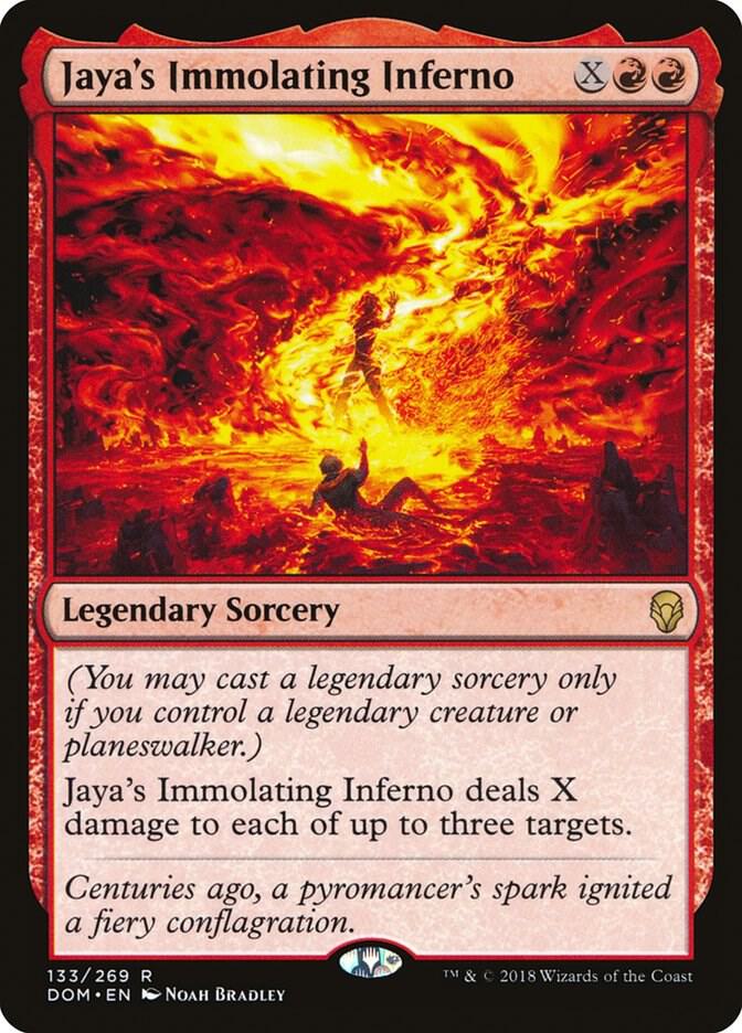 Jaya's Immolating Inferno | Dominaria #133