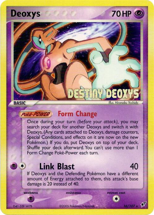 Deoxys (Normal Forme) - 16/107 (Movie Promo) | Miscellaneous Cards & Products #016/107