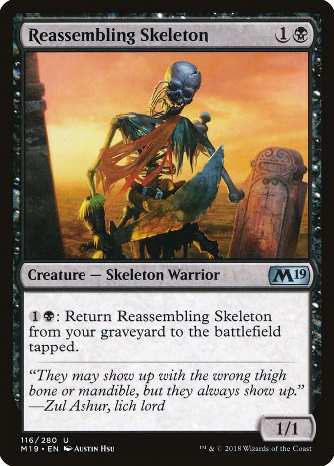 Reassembling Skeleton | Core Set 2019 #116