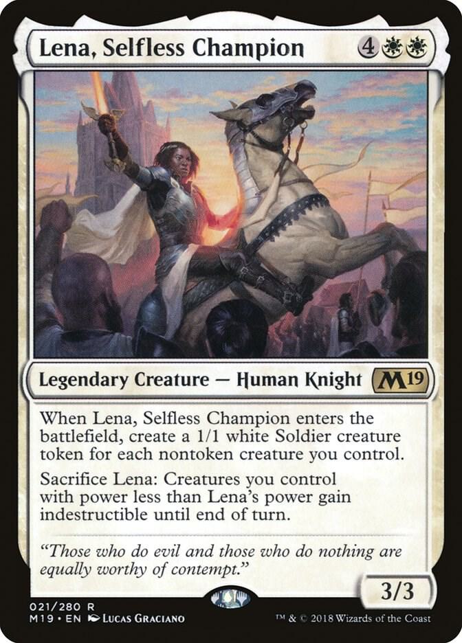Lena, Selfless Champion | Core Set 2019 #21
