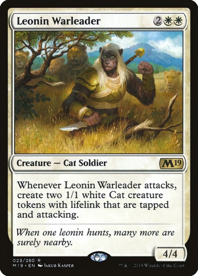 Leonin Warleader | Core Set 2019 #23
