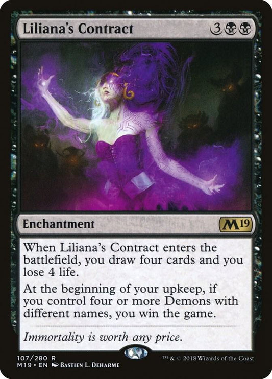 Liliana's Contract | Core Set 2019 #107