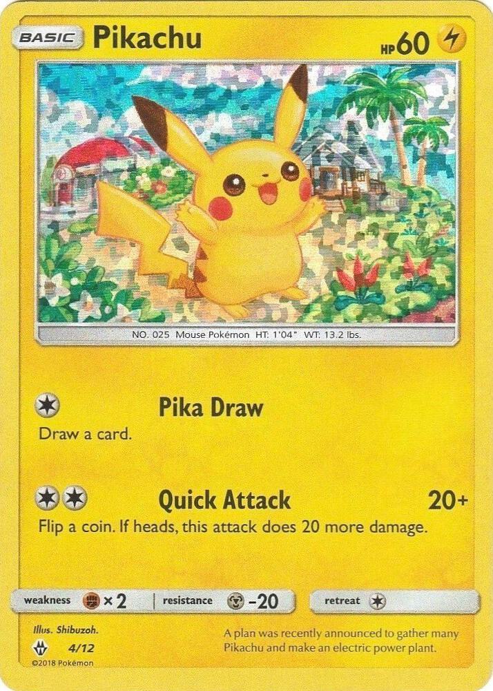 Pikachu - 4/12 | McDonald's Promos 2018 #004/012