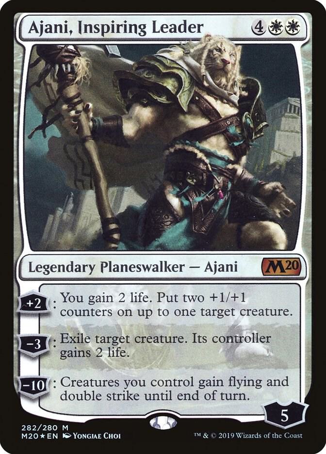 Ajani, Inspiring Leader | Core Set 2020 #282