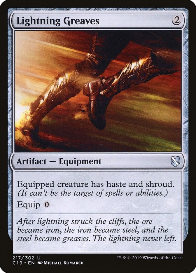Lightning Greaves | Commander 2019 #217
