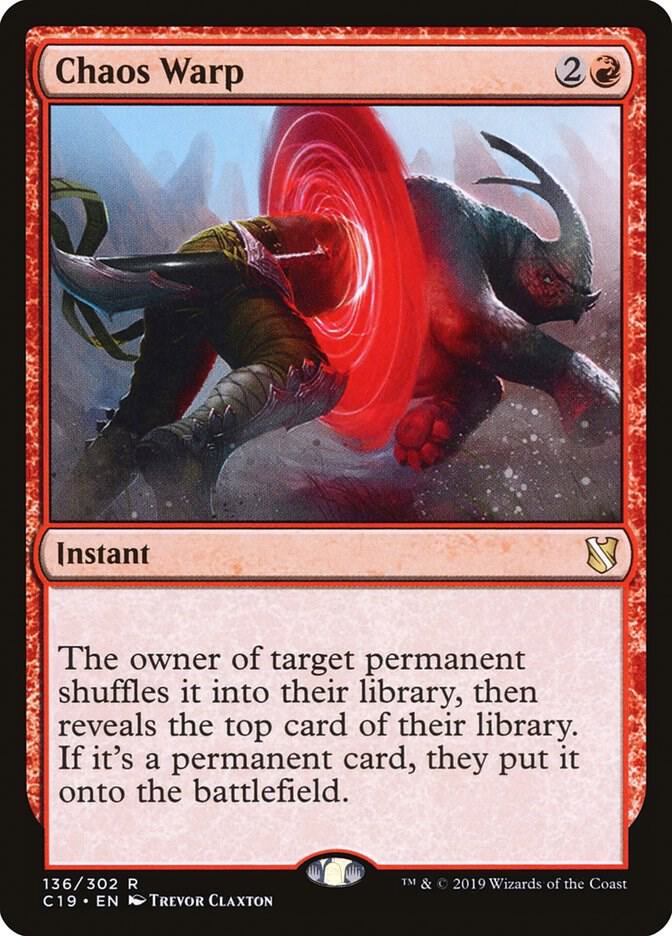 Chaos Warp | Commander 2019 #136