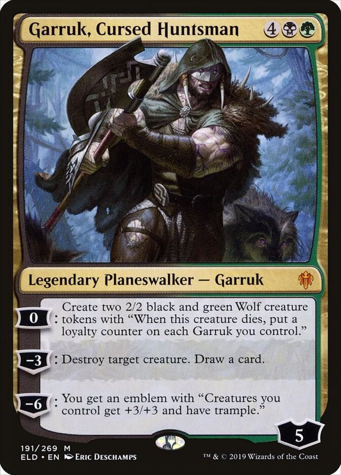 Garruk, Cursed Huntsman | Throne of Eldraine #191