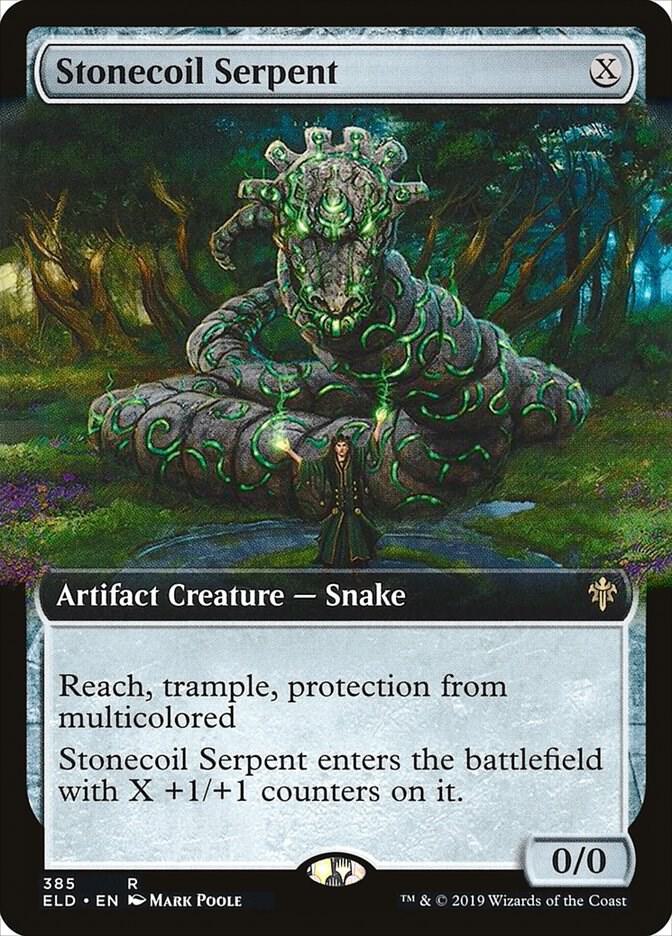 Stonecoil Serpent (Extended Art) | Throne of Eldraine #385