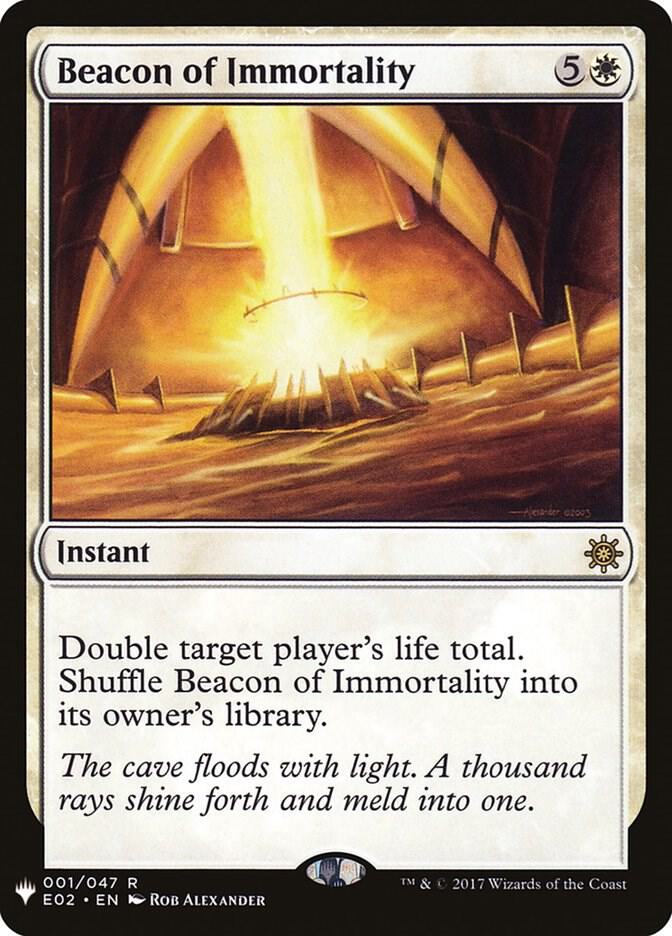 Beacon of Immortality | The List Reprints #1