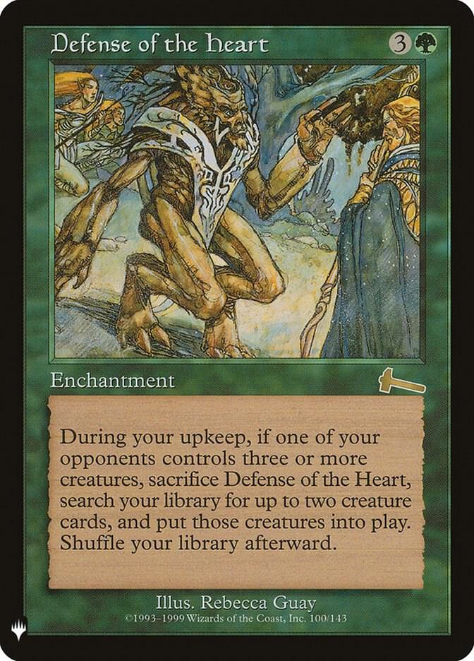 Defense of the Heart | The List Reprints #100