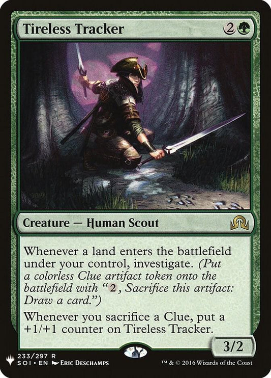 Tireless Tracker | The List Reprints #233