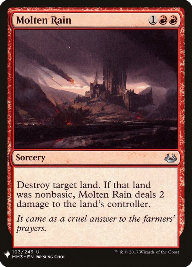 Molten Rain | The List Reprints #103