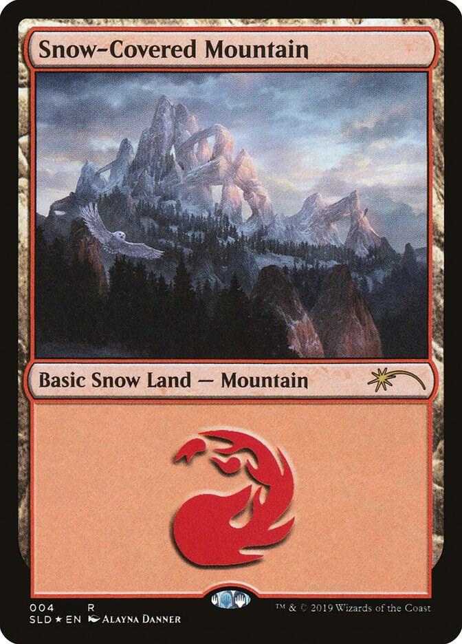 Snow-Covered Mountain (4) | Secret Lair Drop Series #4