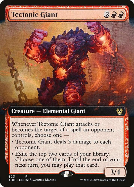 Tectonic Giant (Extended Art) | Theros Beyond Death #323