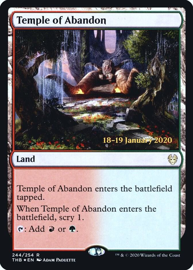 Temple of Abandon | Prerelease Cards #244