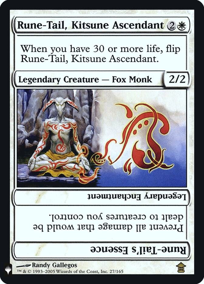 Rune-Tail, Kitsune Ascendant // Rune-Tail's Essence | The List Reprints #27