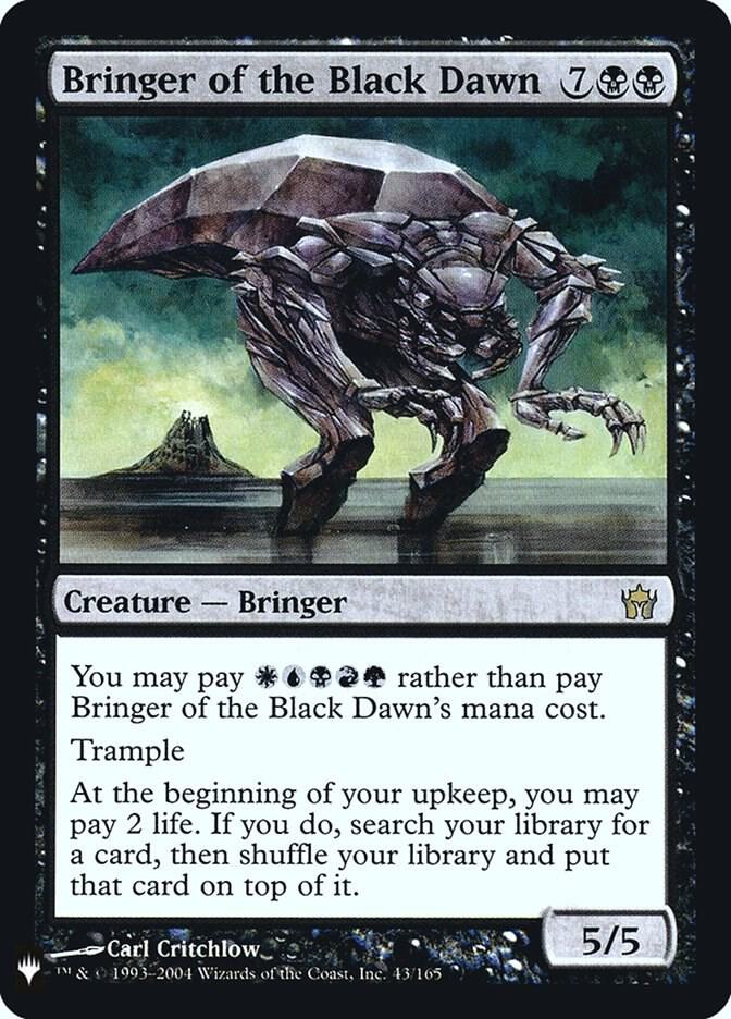 Bringer of the Black Dawn | The List Reprints #43