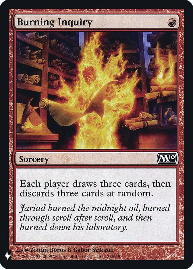 Burning Inquiry | The List Reprints #128
