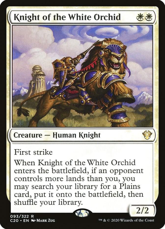 Knight of the White Orchid | Commander 2020 #93