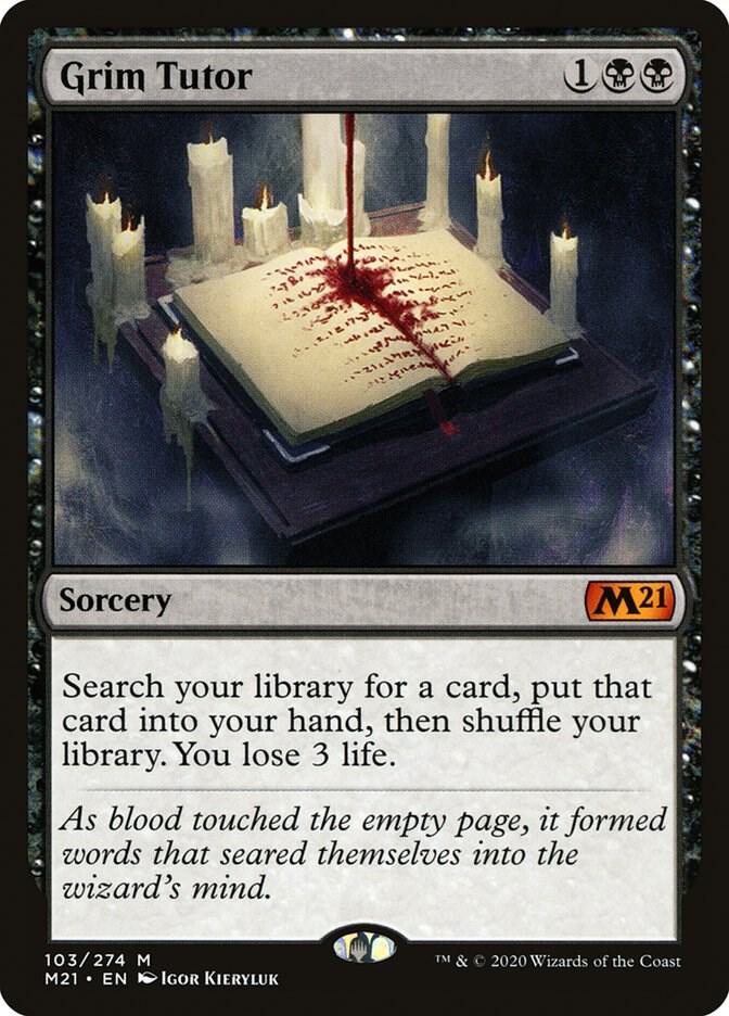 Grim Tutor | Core Set 2021 #103