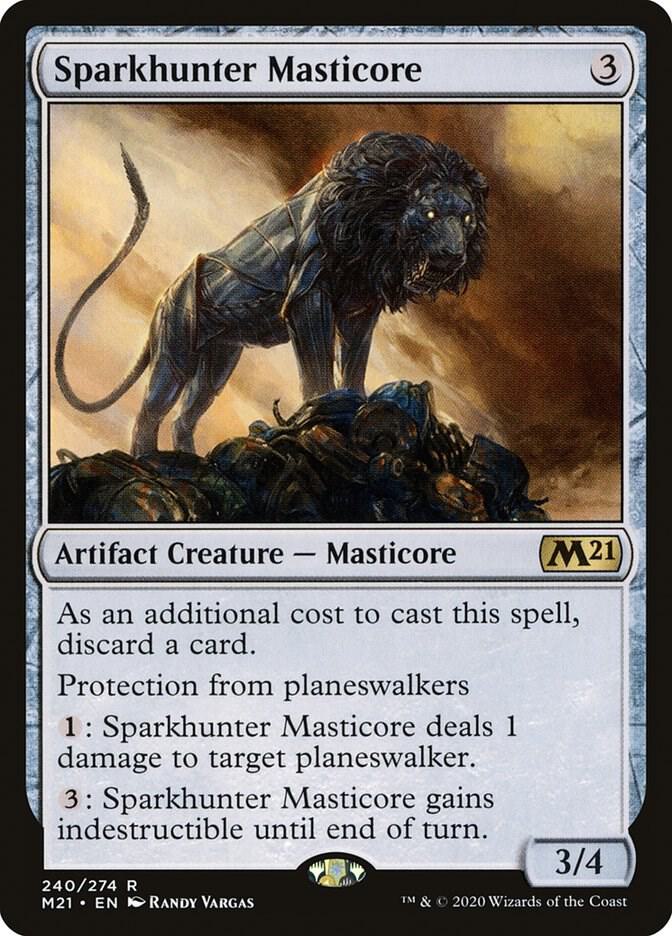 Sparkhunter Masticore | Core Set 2021 #240