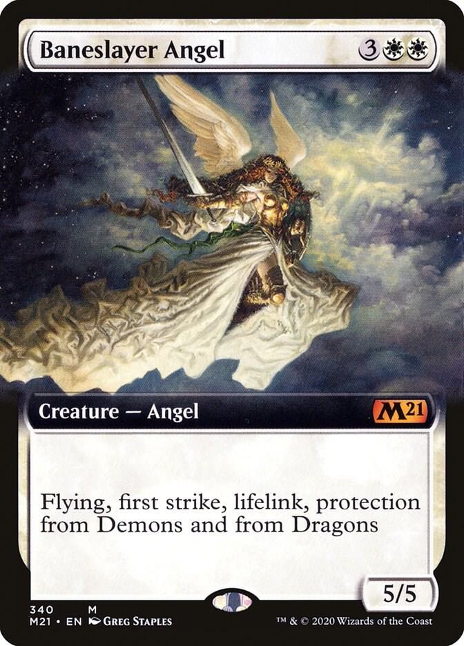 Baneslayer Angel (Extended Art) | Core Set 2021 #340