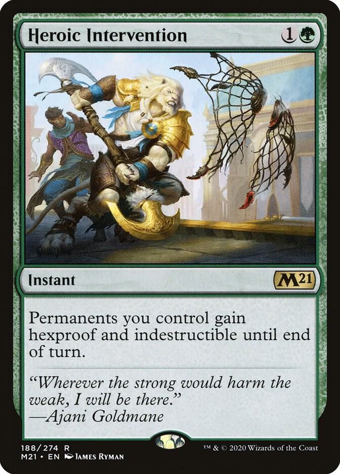 Heroic Intervention | Core Set 2021 #188