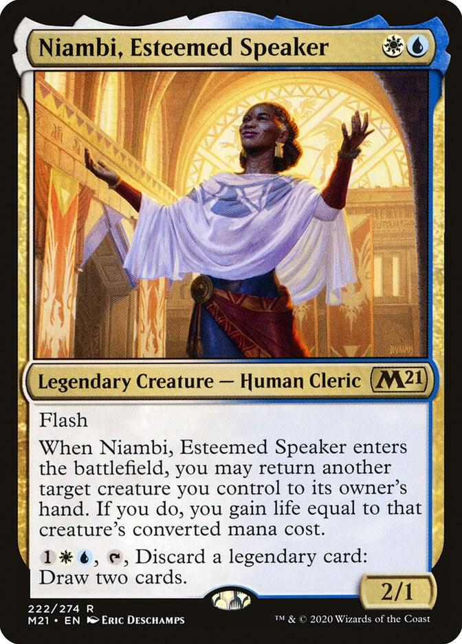 Niambi, Esteemed Speaker | Core Set 2021 #222