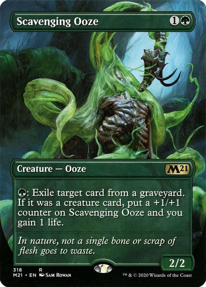 Scavenging Ooze (Alternate Art) | Core Set 2021 #318