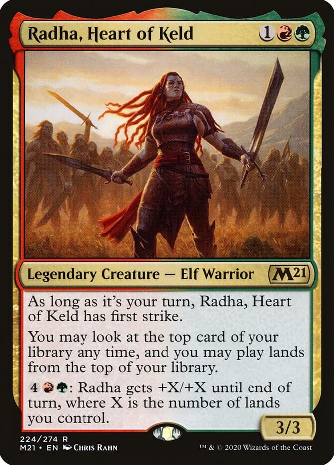 Radha, Heart of Keld | Core Set 2021 #224