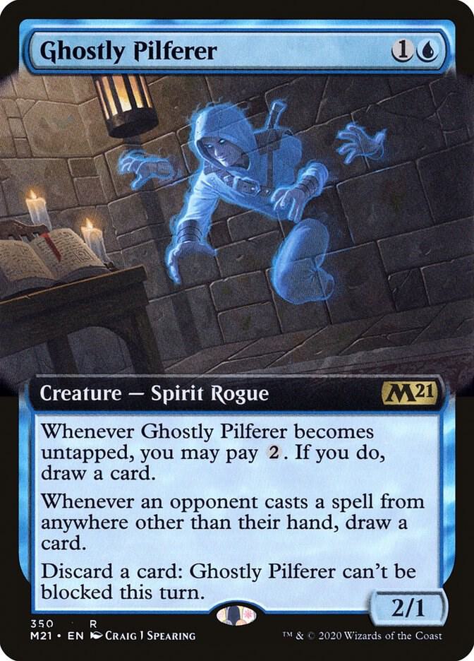 Ghostly Pilferer (Extended Art) | Core Set 2021 #350