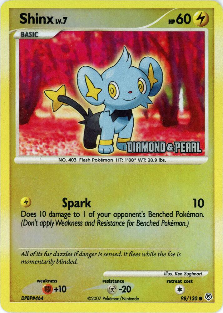 Shinx - 98/130 [Diamond & Pearl] | Burger King Promos #098/130