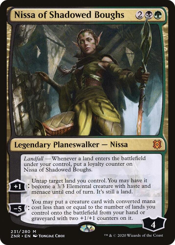 Nissa of Shadowed Boughs | Zendikar Rising #231
