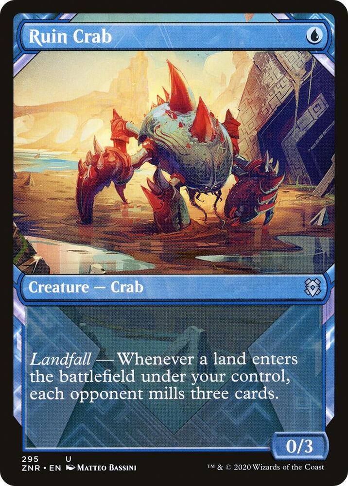 Ruin Crab (Showcase) | Zendikar Rising #295