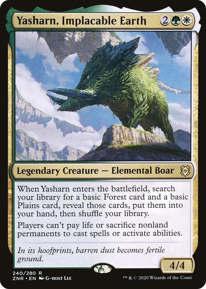 Yasharn, Implacable Earth | Zendikar Rising #240