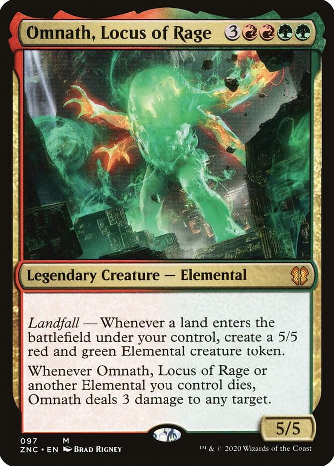 Omnath, Locus of Rage | Commander: Zendikar Rising #97