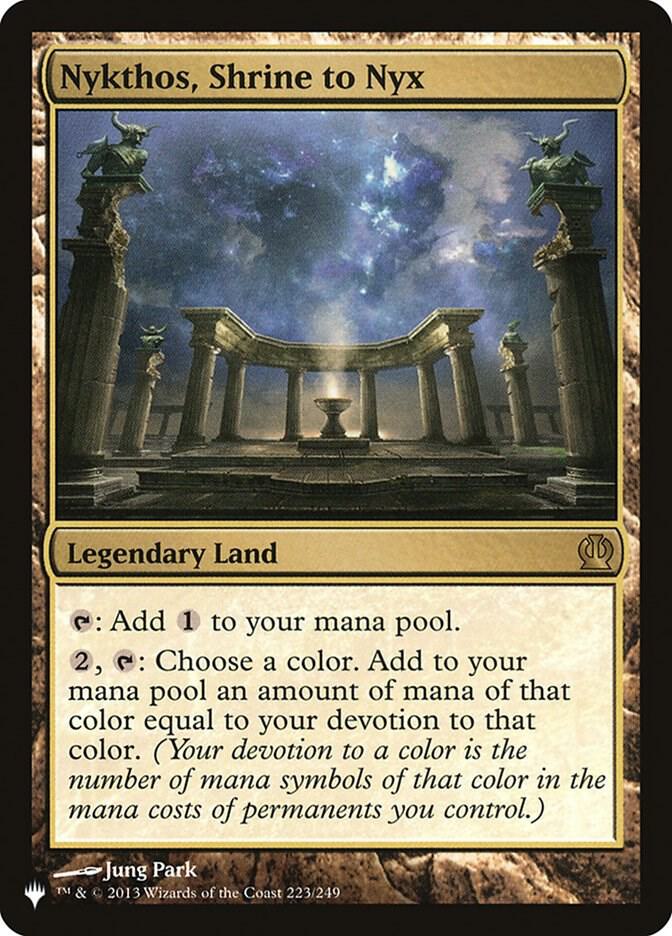 Nykthos, Shrine to Nyx | The List Reprints #223/249
